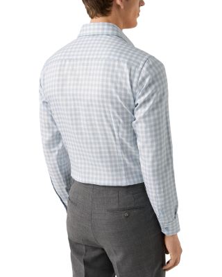 Printed Long Sleeve Button Front Shirt