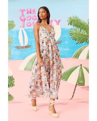 Maxi Dress with Double Strap