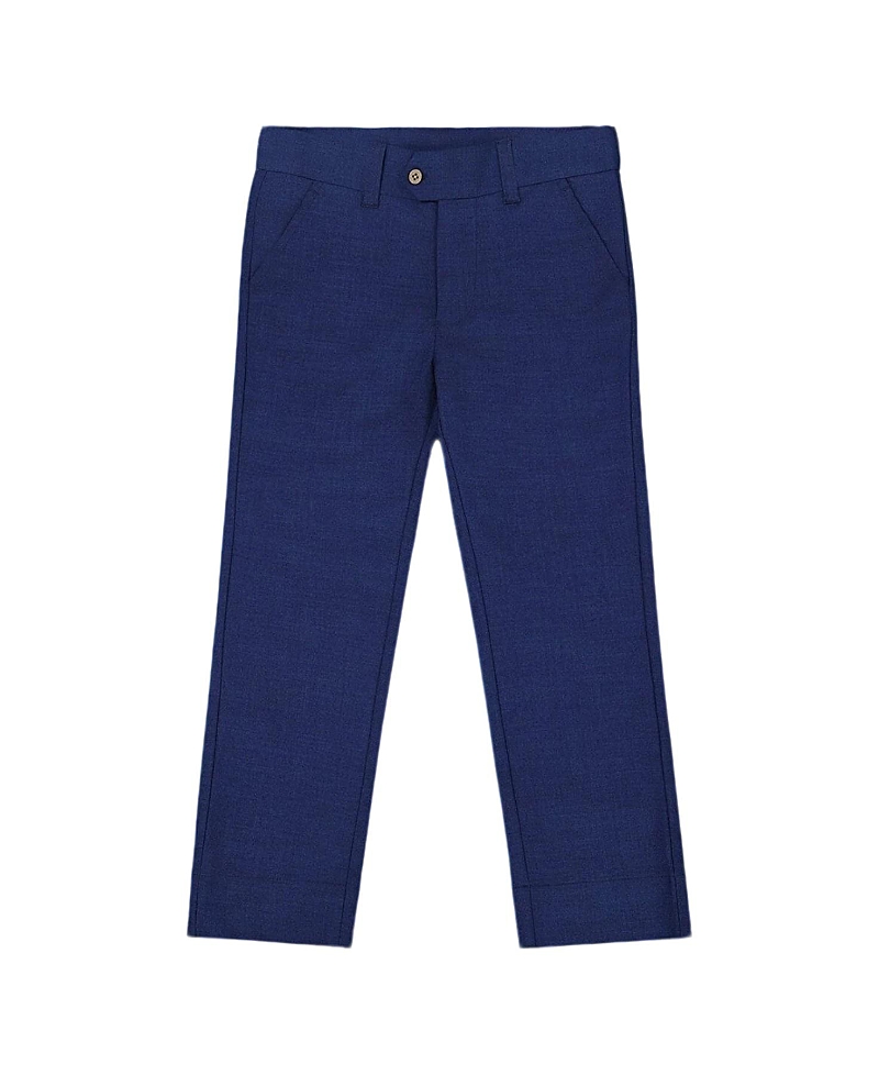 Deux Par Deux Boy's Slant Pocket Pants Navy Blue In Navy Blue
