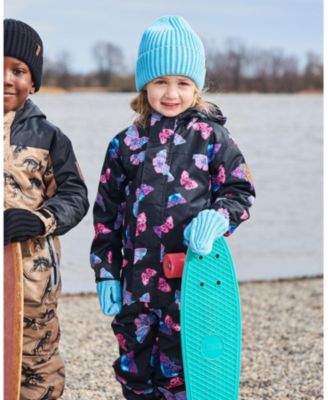 Girls' Printed Mid-Season One-Piece Butterflies Outerwear - Big Kid