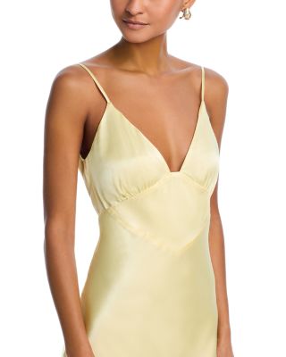 Capri Yellow Slip Dress