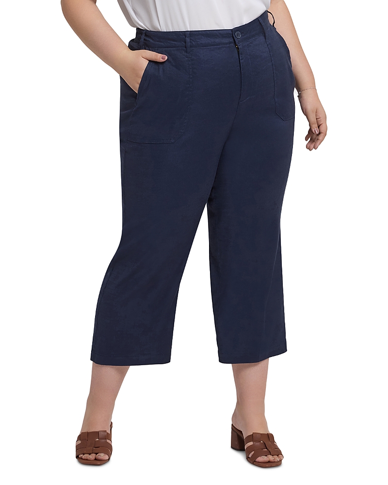 Shop Nydj Plus Wide Leg Capri Pants