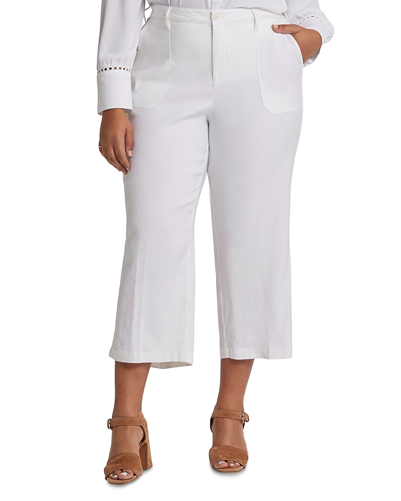 Nydj Plus Wide Leg Capri Pants