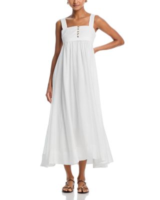 Flowy Handkerchief Hem Maxi Dress - Exclusive