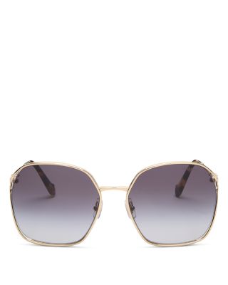 Geometric Sunglasses, 60mm