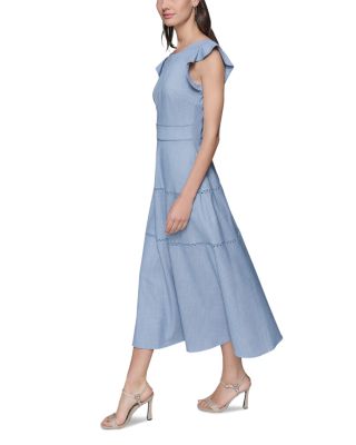 Round Neck Midi Dress