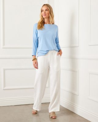 Linen Wide Leg Trousers
