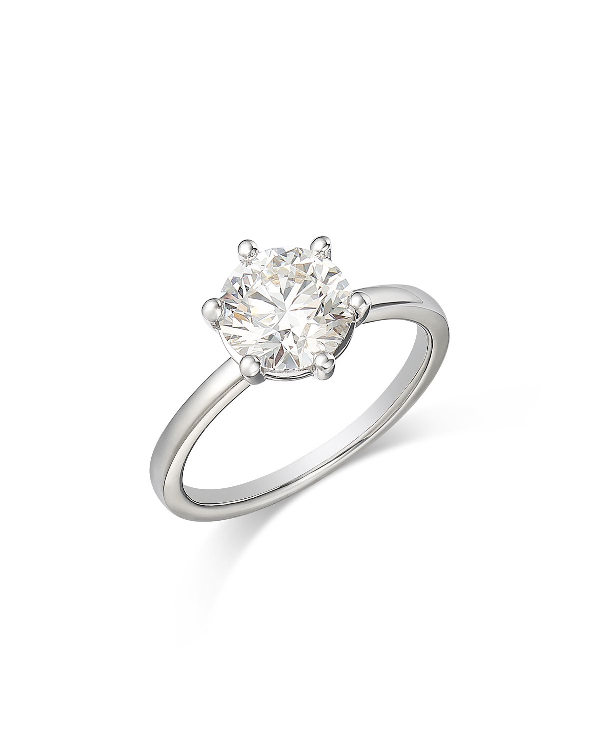 Bloomingdale's Fine Collection Certified Lab Grown Round Diamond Engagement Ring