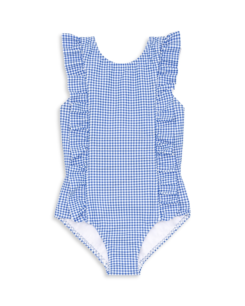 Minnow Girls' Ruffled One Piece Swimsuit - Baby, Little Kid, Big Kid