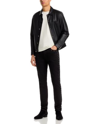 Skinny Jeans in Black Cross 
