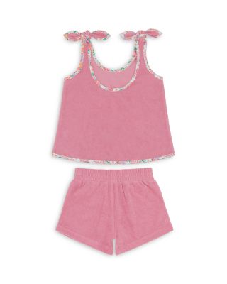 Girls' Tie Knot Tank Top & Shorts Set - Baby, Little Kid, Big Kid