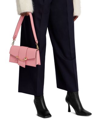 Strathberry Mini Crescent Leather Shoulder Bag | Bloomingdale's
