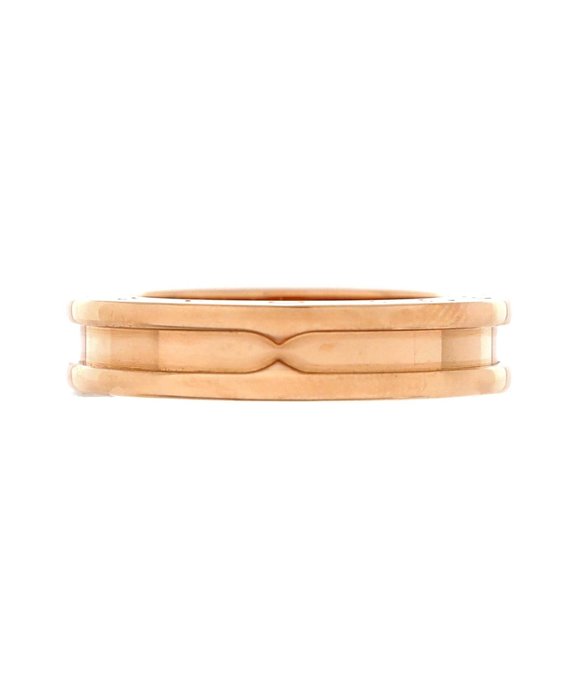 Pre-owned Pre-owned Bvlgari Bvlgari B. Zero1 One Band Ring 18k Rose Gold