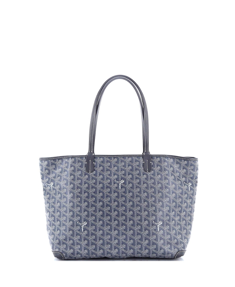 Pre-owned Pre-owned Goyard Goyard Pm Artois Tote Coated Canvas In Gray