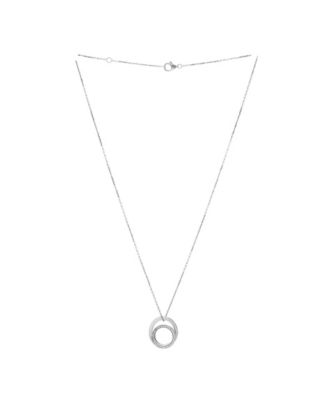 Etincelle de Cartier Pendant Necklace 18K White Gold with Diamonds
