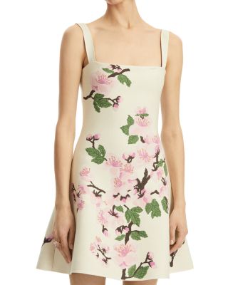 Cherry Blossom Printed Knit Dress