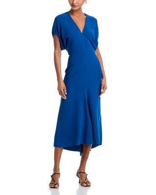 Victoria Beckham - Blouson Sleeve Midi Dress