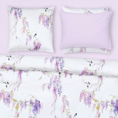 Purple Rain Floral Sateen Standard Pillowcase