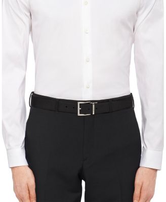 Saffiano Leather Reversible Belt