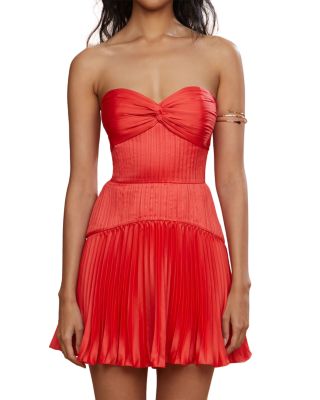 Catrina Pleated Mini Dress