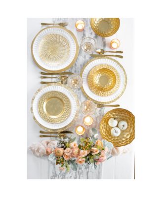 Rufolo Glass Gold Charger