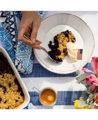 Melamine Lastra White Pasta Bowl