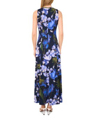 Floral Sleeveless Maxi Dress