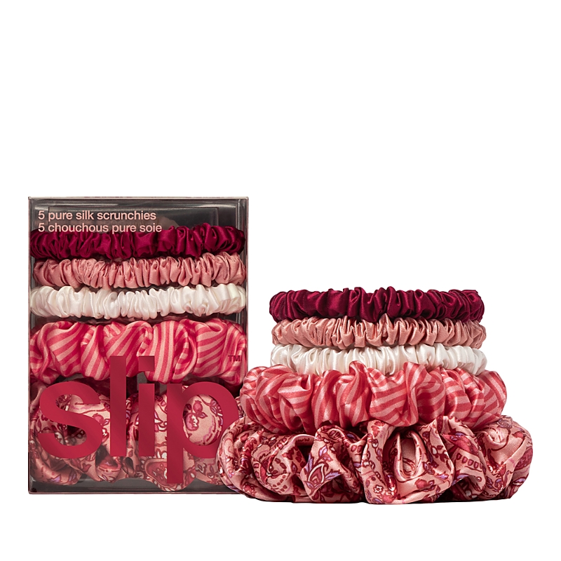 Slip Pure Silk Harriet Assorted Scrunchies, Set Of 5