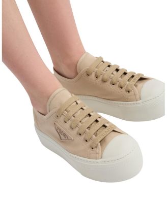  Women's Laced Fabric Sneakers