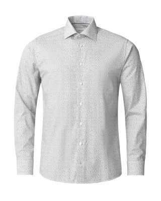 Printed Long Sleeve Button Front Shirt