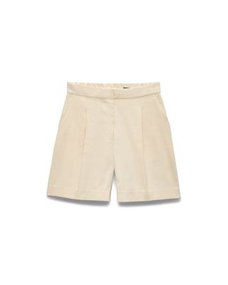 Leona Pleat Front Long Shorts
