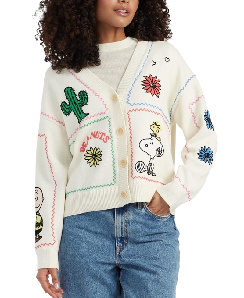 Chinti & Parker Women's Peanuts Vacation Cardigan