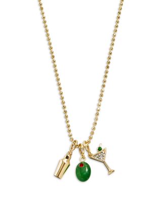 Pimento Memento Charm Necklace, 24"