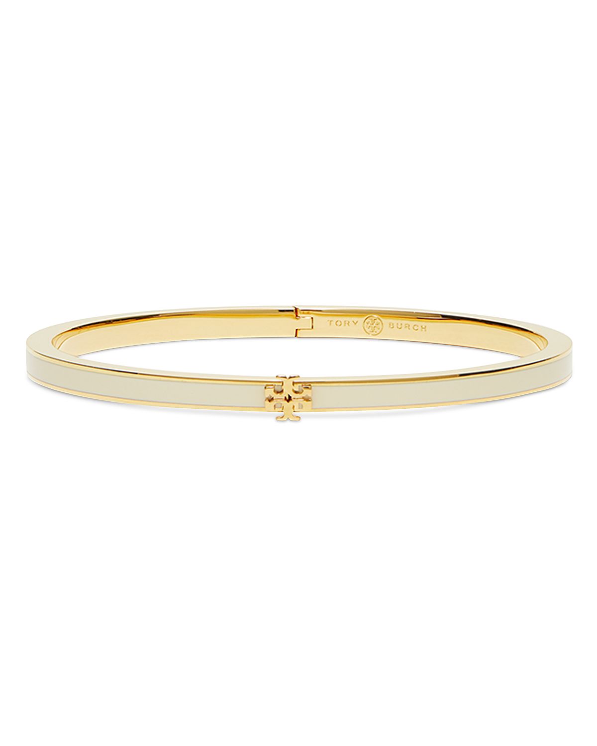 Tory Burch Kira Logo Color Inlay Bangle Bracelet