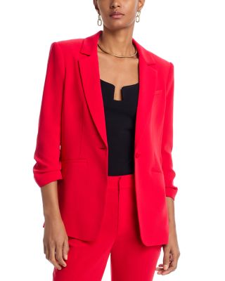 Khloe Ruched Cuff Blazer & Kerry Straight Leg Pants