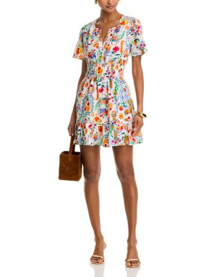 AQUA - Picnic Shirt Dress - Exclusive