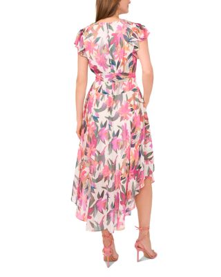 Floral Print Belted Dress