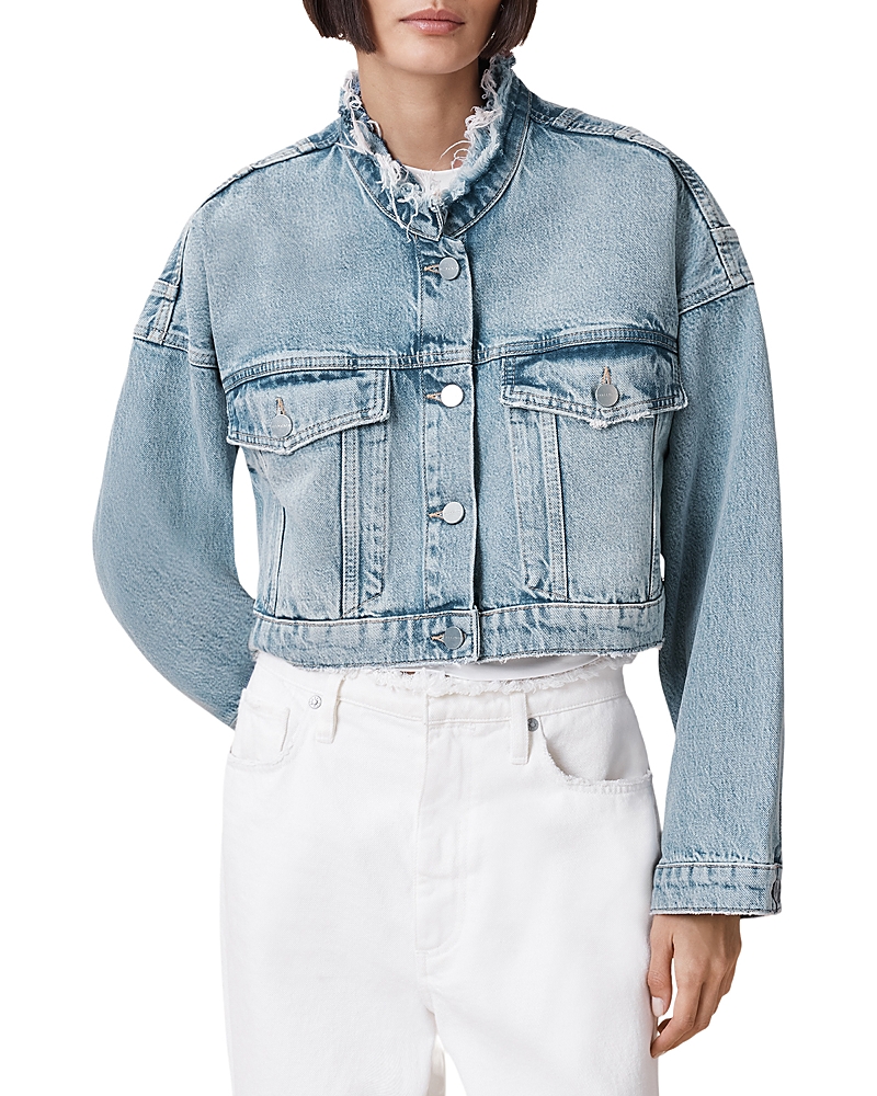 Allsaints Sonny Cropped Oversized Jacket
