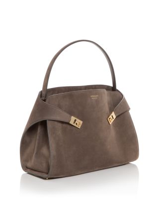Hug Suede Top Handle Bag