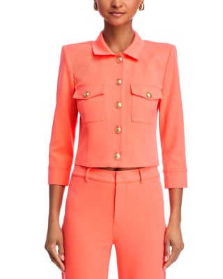 Kumi Crop Jacket & Ketra Baby Bootcut Pants