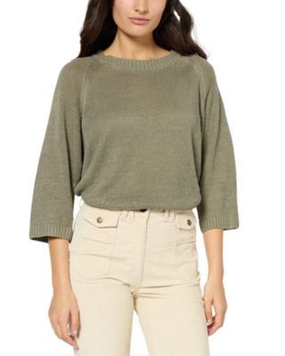 Gerard Darel - Joslyn Linen Round Neck Pullover Sweater