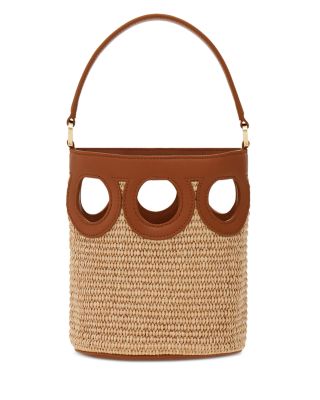 Mini Woven Bucket Bag