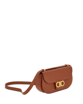Double Gancini Crossbody Bag