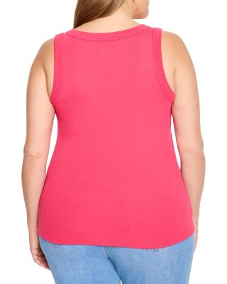 Plus Perfect Knit Rib Scoop Neck Tank