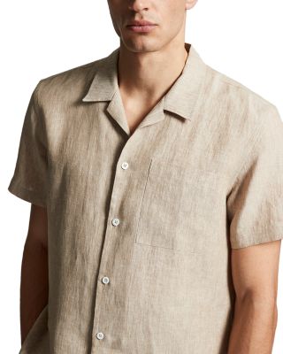 Linen Short Sleeve Camp Shirt