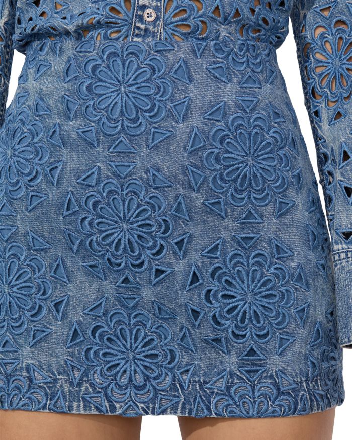 Rubi Denim Micro Mini Skirt