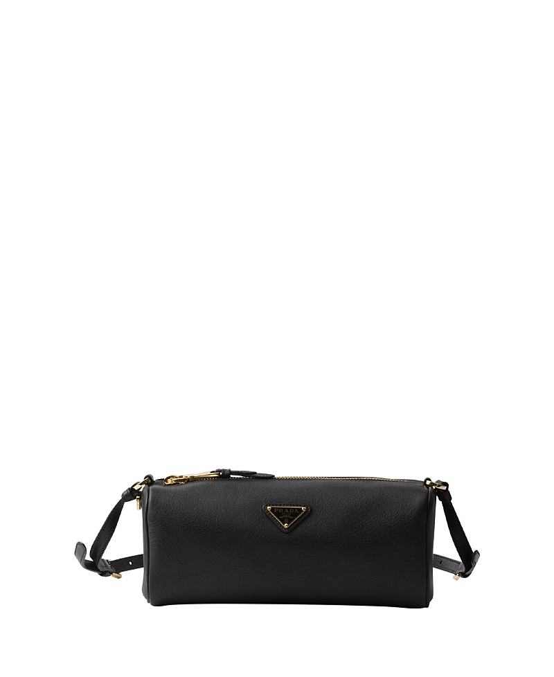Prada Leather Pouch In Black