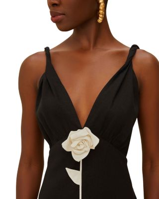 Rose Pipping Mini Dress