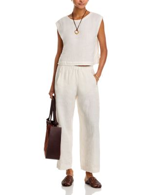 Velvet - Tavia Side Tie Top & Lola Linen Pants