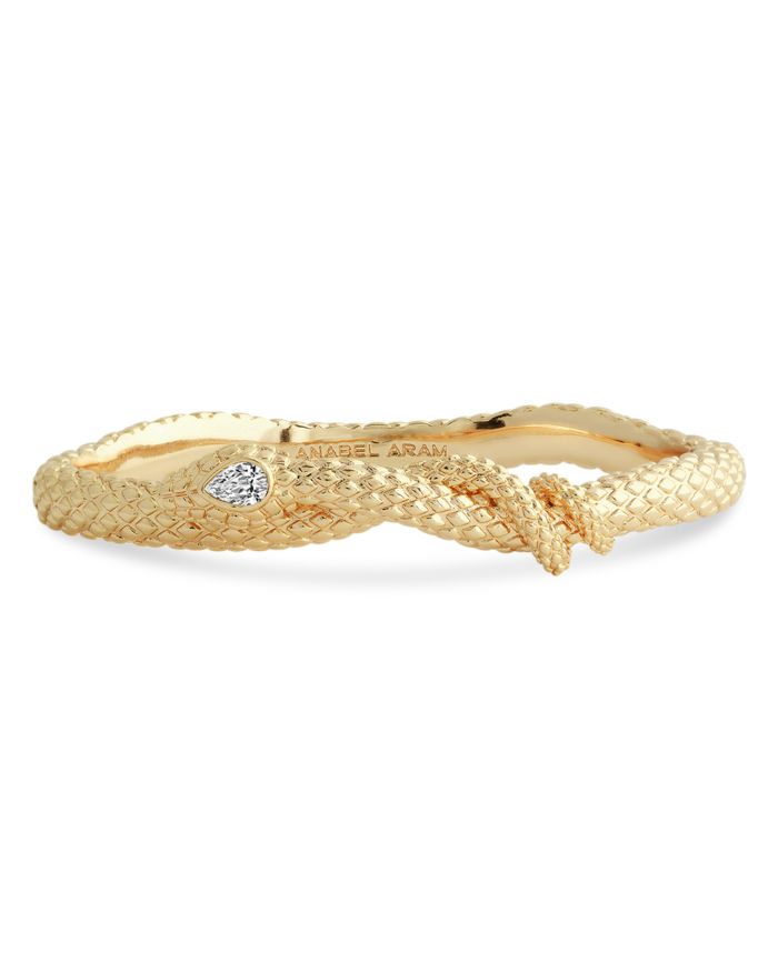 Crystal Serpent Bangle Bracelet